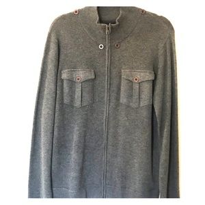 Casual Jacket Sweater Zip Up 21 Men Like New L